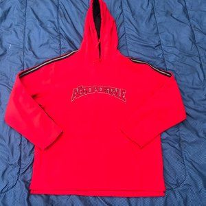 AEROPOSTALE HOODED SWEATSHIRT HOODIE RED MENS size XL EXTRA LARGE men's